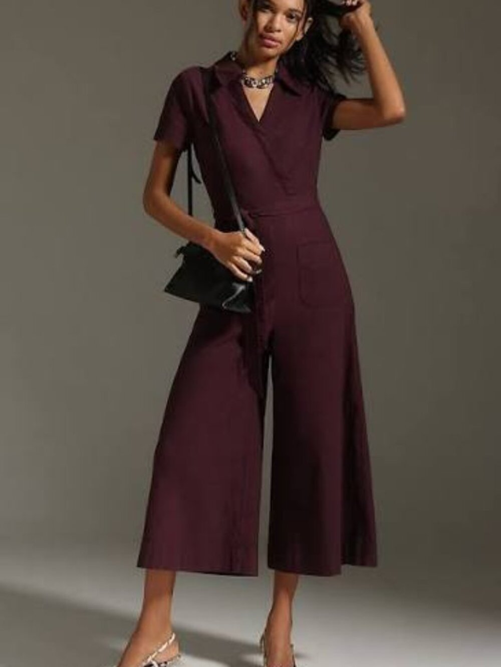 Maeve Colette Wrap Jumpsuit